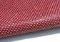 Китай Яркая красная пефорированная ткань Алькантара, ткань полиэстера зеркала ПУ пефорированная кожей экспортер
