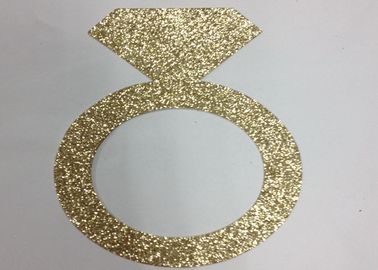 Китай бумага яркого блеска яркого блеска 300гсм помечает буквами 5&quot; высокорослое кольцо бумаги яркого блеска золота поставщик