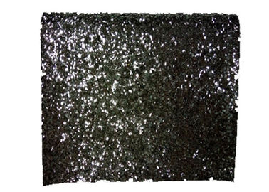 Китай Ткань яркого блеска Пу синтетической кожи сияющая, черная ткань яркого блеска искры поставщик