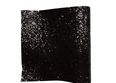 Китай Обои 25км*138км заволакиваний стены ткани яркого блеска ткани ПУ коренастые черные поставщик