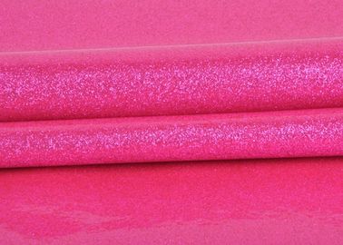 Китай Цвет Розы прочной синтетической кожаной ткани Пвк яркого блеска красный для делать сумки завод